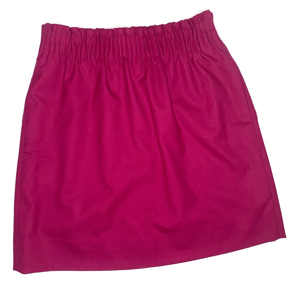 J. Crew Factory • wool blend sidewalk skirt raspberry pink